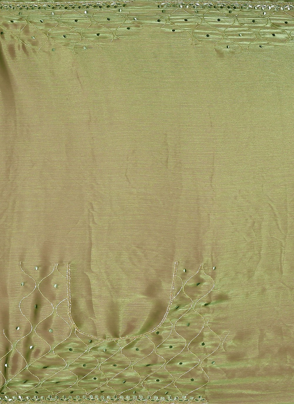 Classic Hand Embroidery Jimmy Chu Saree - S9359