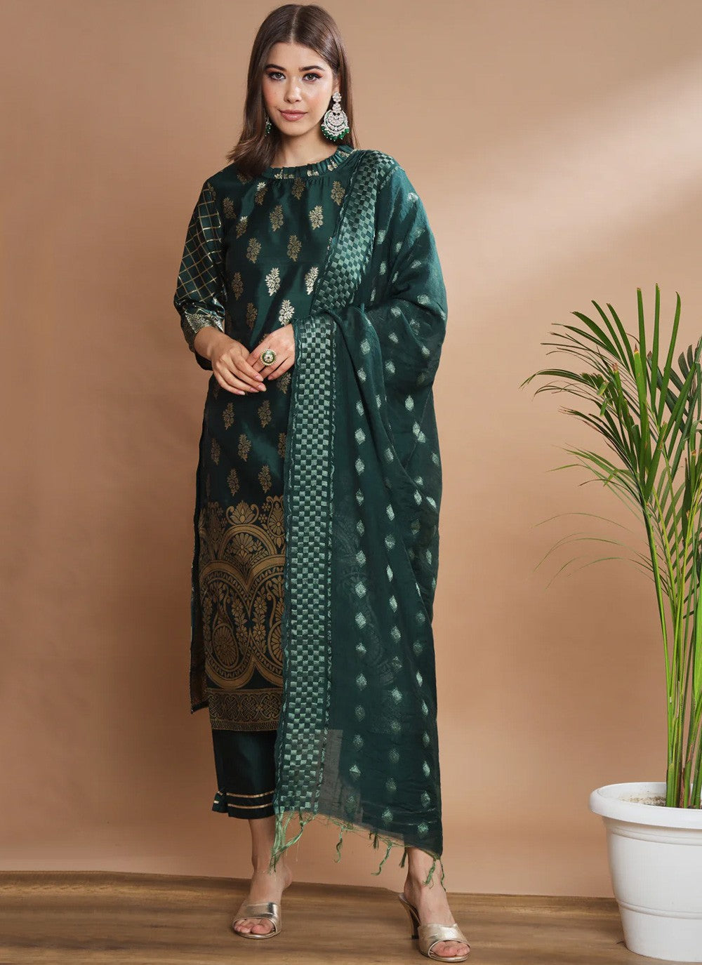 Cotton Silk Salwar Suit - T1518