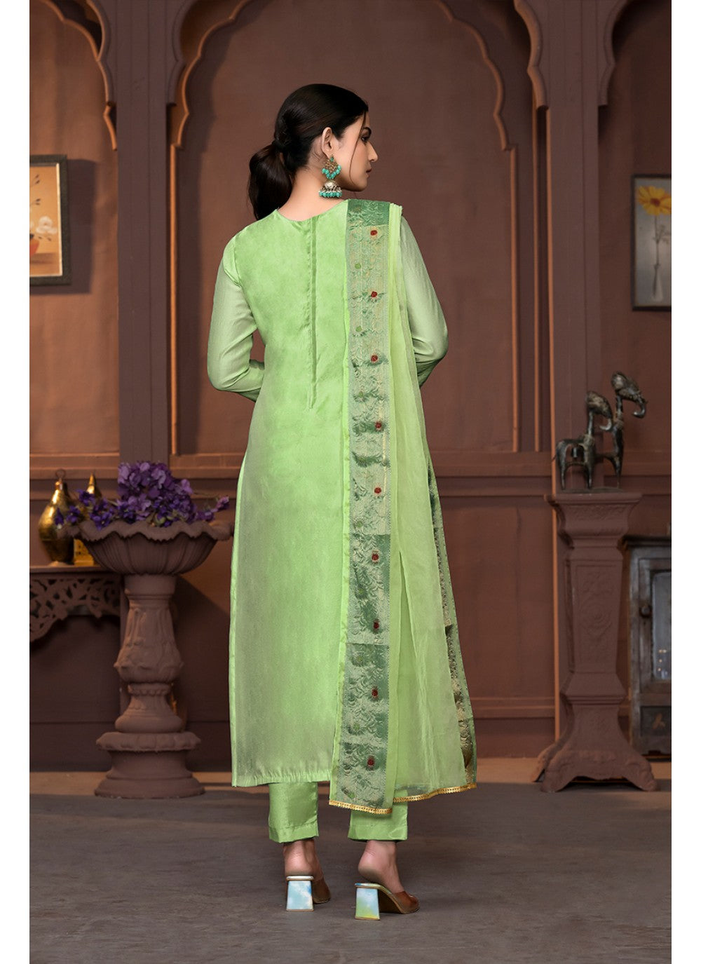 Cotton Palazzo Suit - T3437