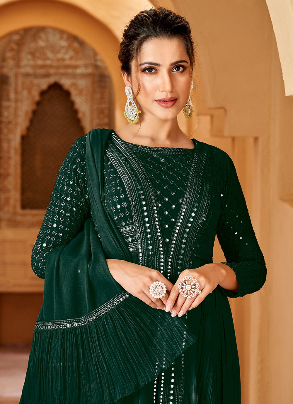 Crush, Georgette Salwar Suit - T1186