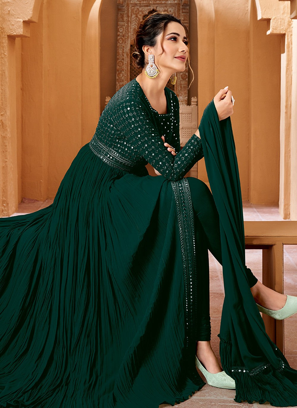 Crush, Georgette Salwar Suit - T1186