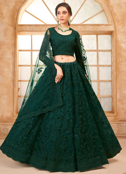 Cord Net A - Line Lehenga - L2728