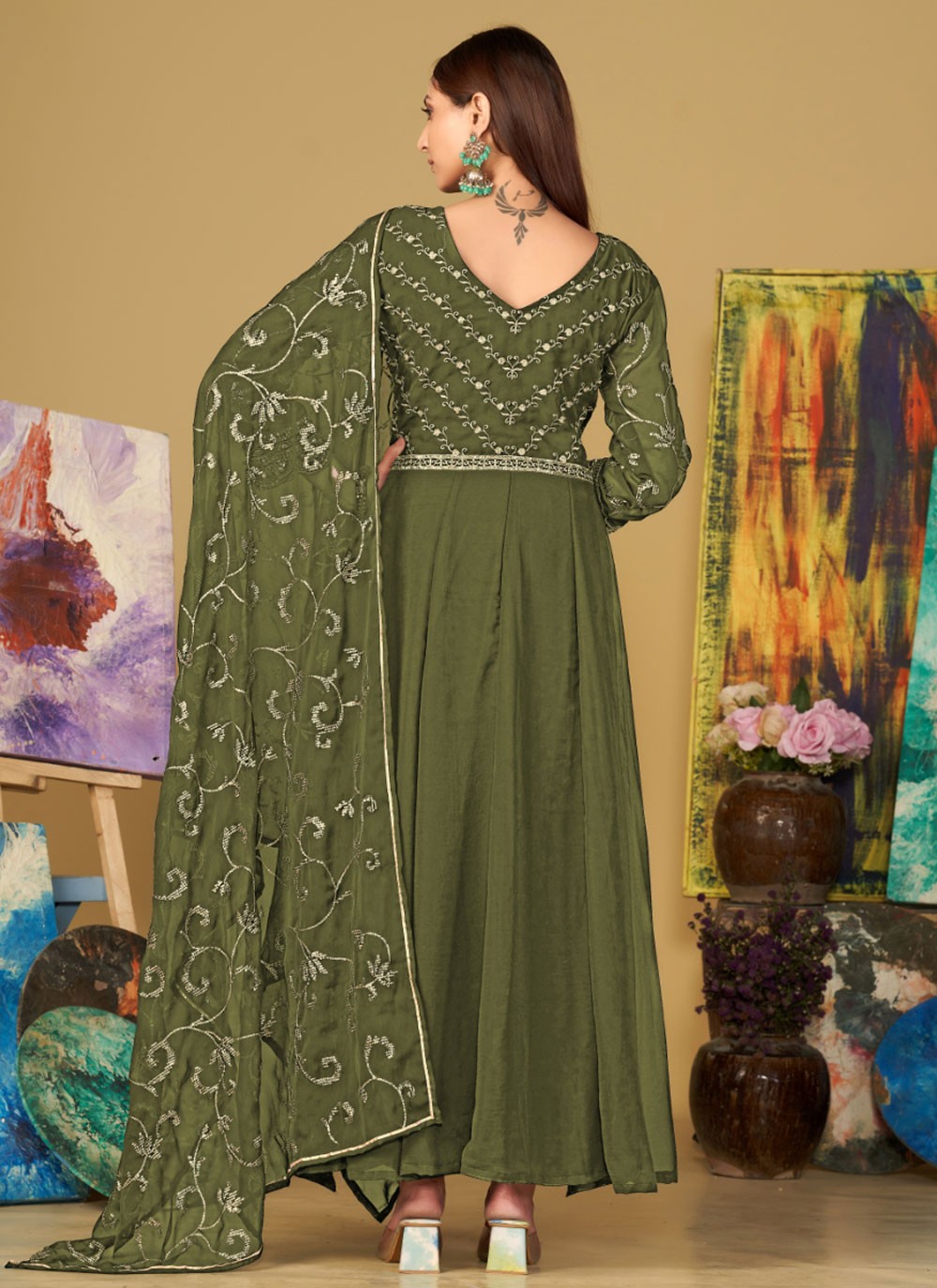 Georgette Salwar Suit - T2285