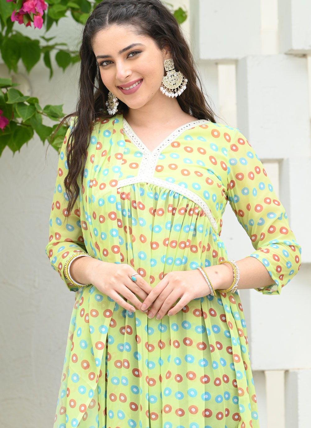 Archive Lace, Polka Dots 316621 Green T6778