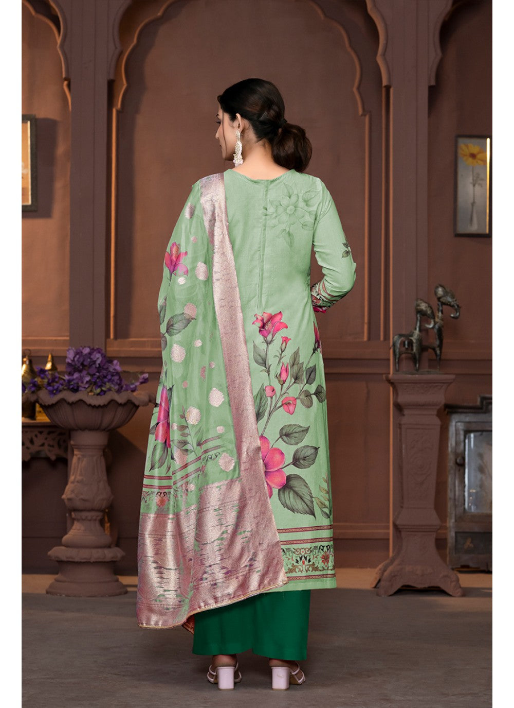 Cotton Palazzo Suit - T3437