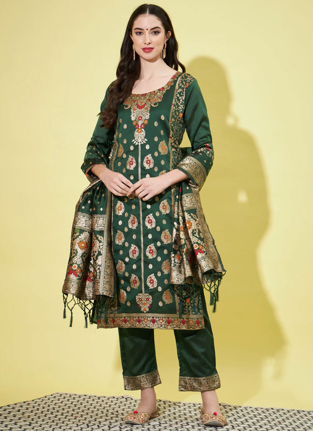 Cotton Silk Salwar Suit - T1522