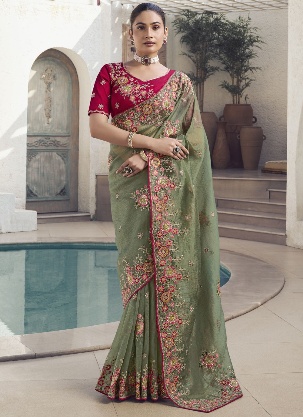 Classic Cord Silk Saree - S8517