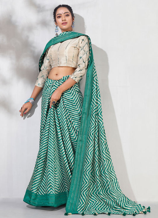 Classic Printed Silk Saree - S6800