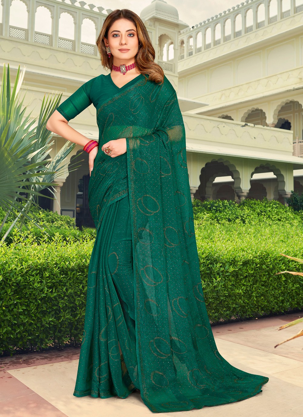 Classic Stones Silk Saree - S3780