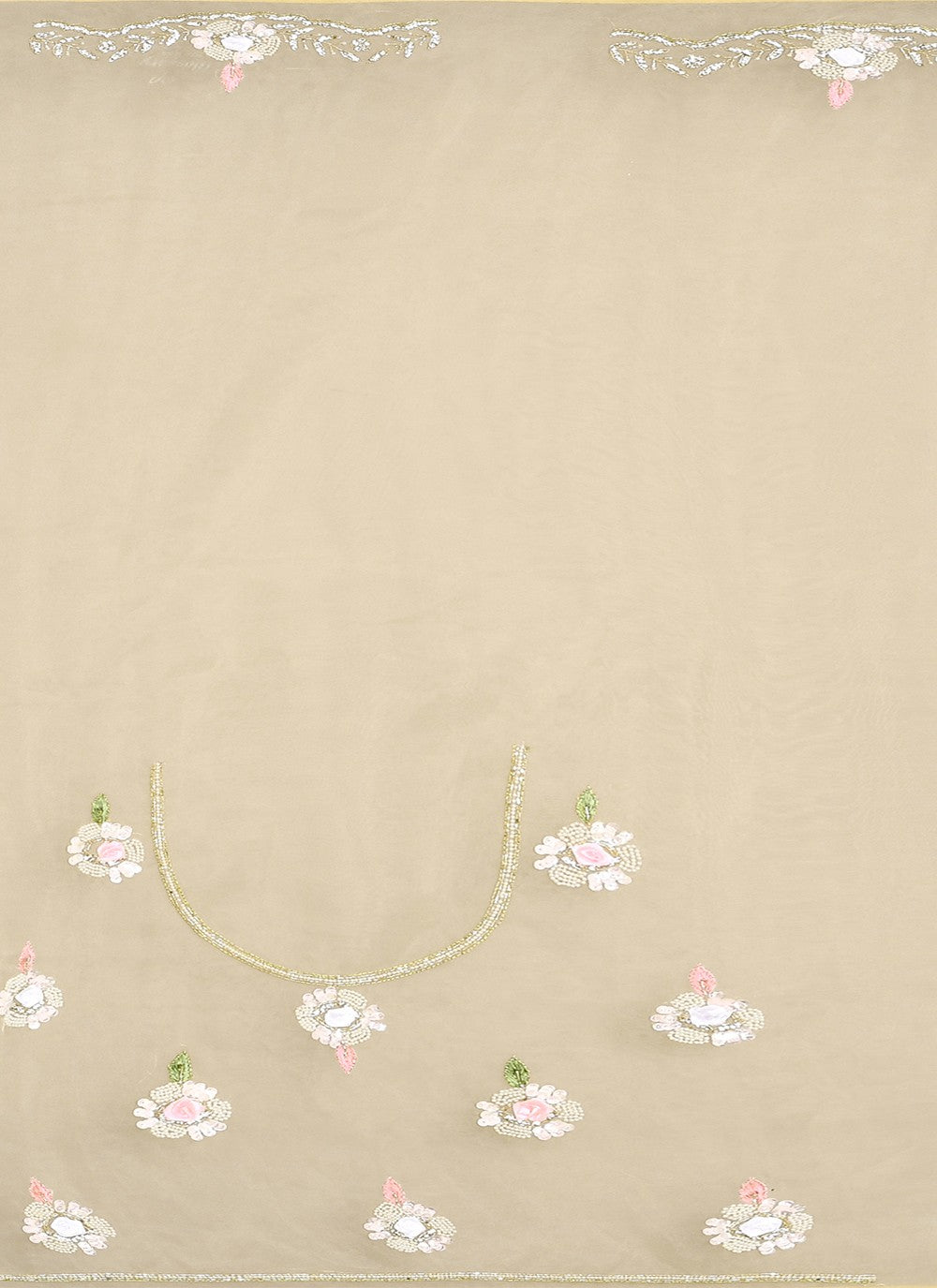 Classic Hand Embroidery Jimmy Chu Saree - S9359