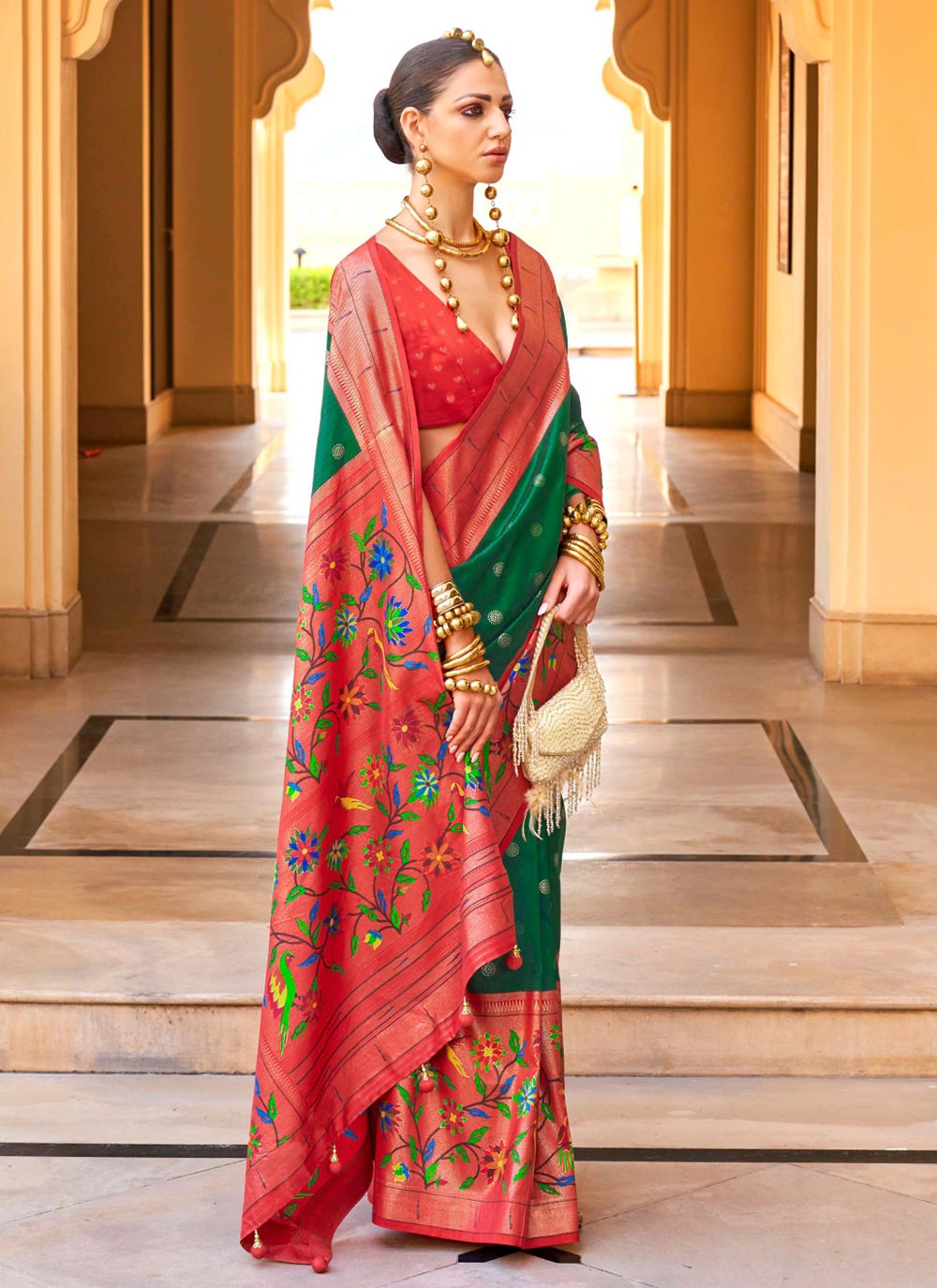 Casual Woven Silk Saree - S6088