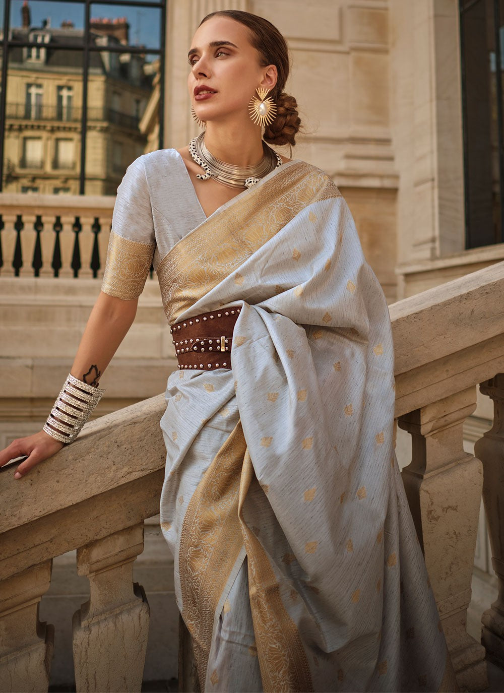 Classic Weaving Zari Silk Saree - S4917