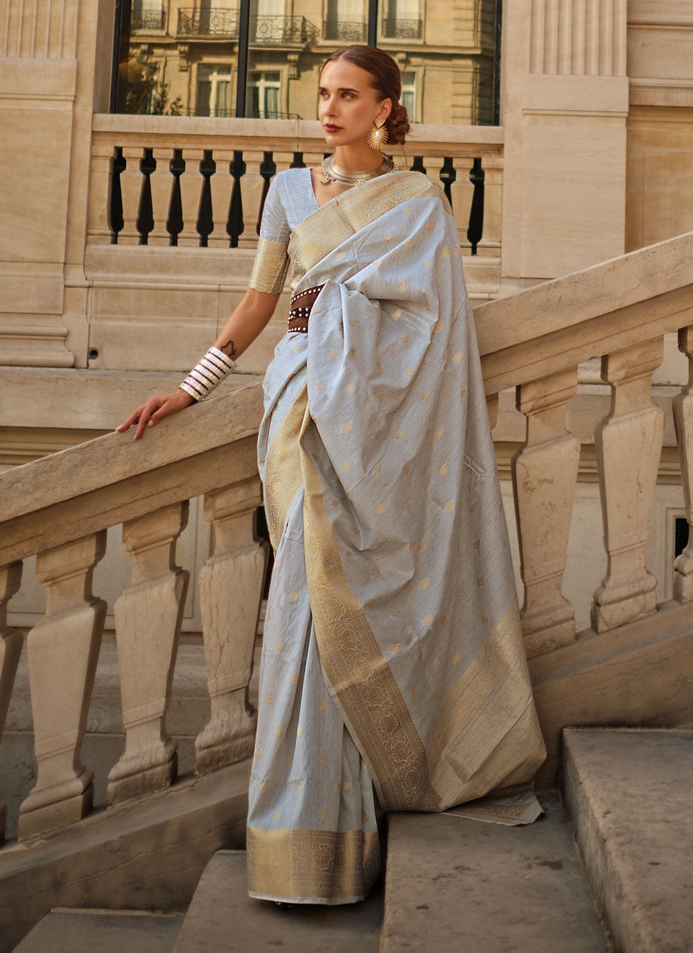 Classic Weaving Zari Silk Saree - S4917