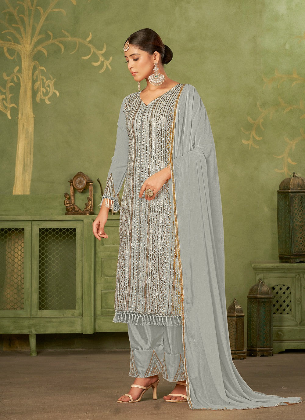 Georgette Salwar Suit - T2706