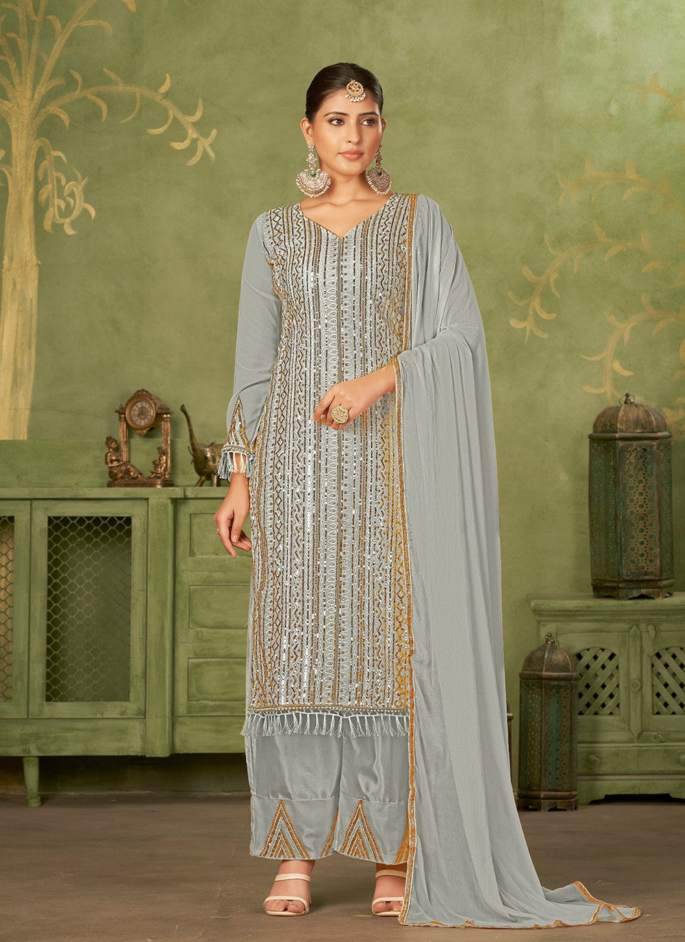 Georgette Salwar Suit - T2706