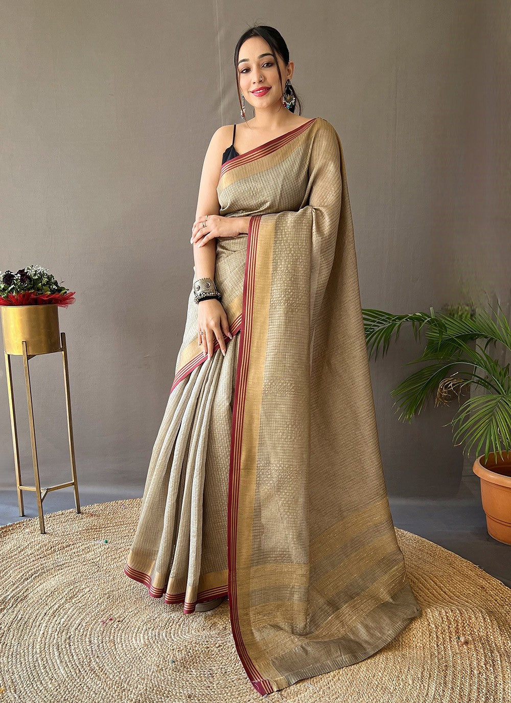 Traditional Weaving Zari Silk Saree - S5919