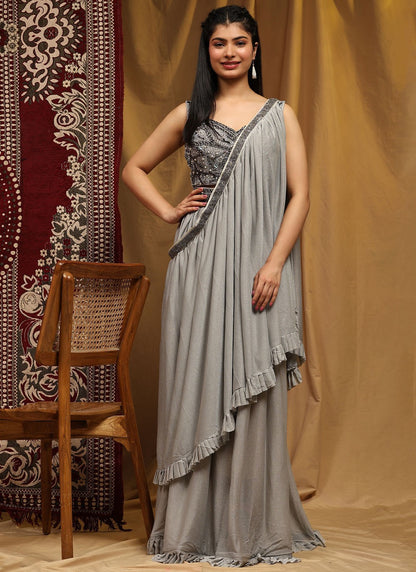 Moti Shimmer Readymade Lehenga Choli - L2063