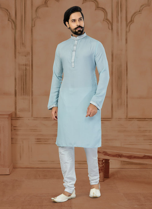 Thread Silk Grey Kurta - M5764