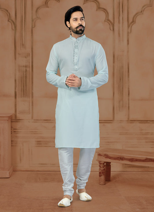 Thread Silk Grey Kurta - M5768