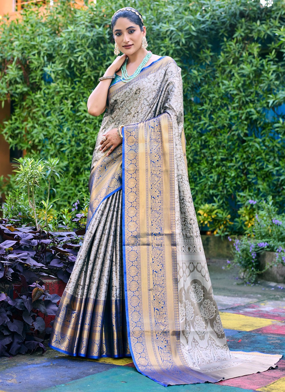 Woven, Zari Banarasi Silk Saree - S12256