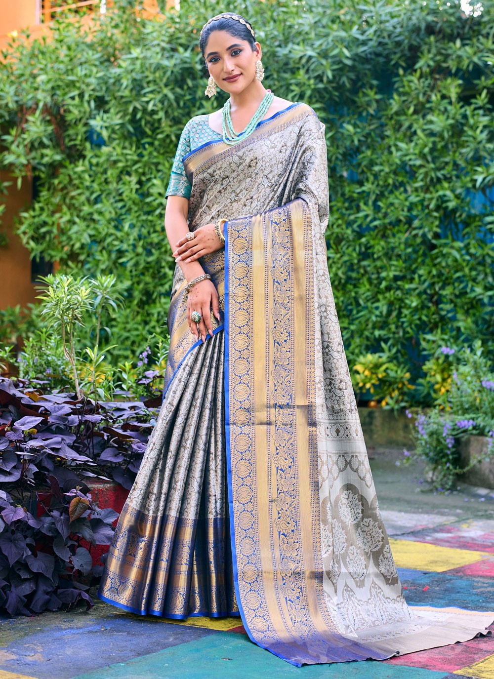 Woven, Zari Banarasi Silk Saree - S12256