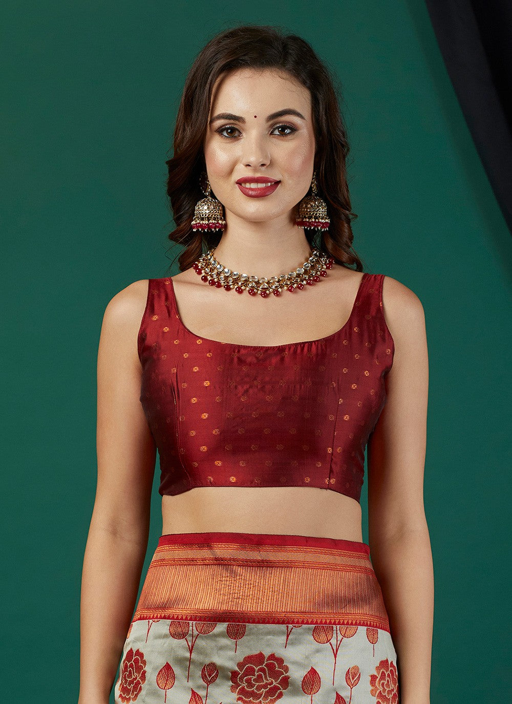 Trendy Saree Woven Grey Banarasi Silk Saree S12456