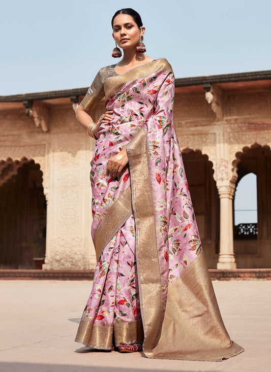 Classic Woven Handloom Silk Saree - S4503