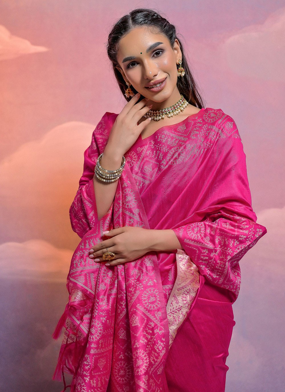 Classic Woven Handloom Silk Saree - S5715