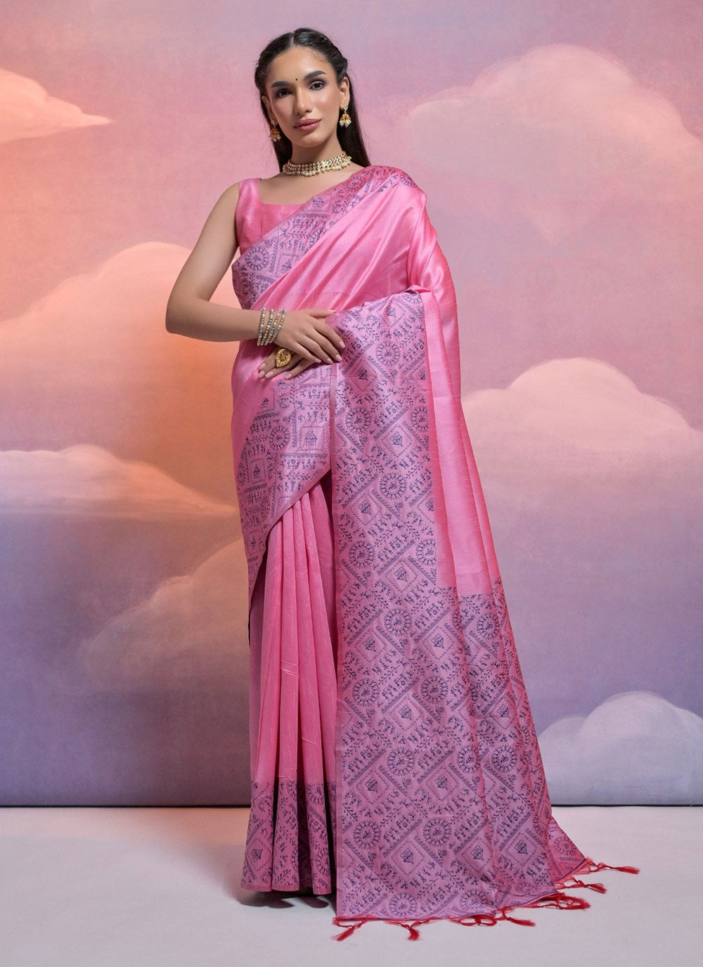Classic Woven Handloom Silk Saree - S5715
