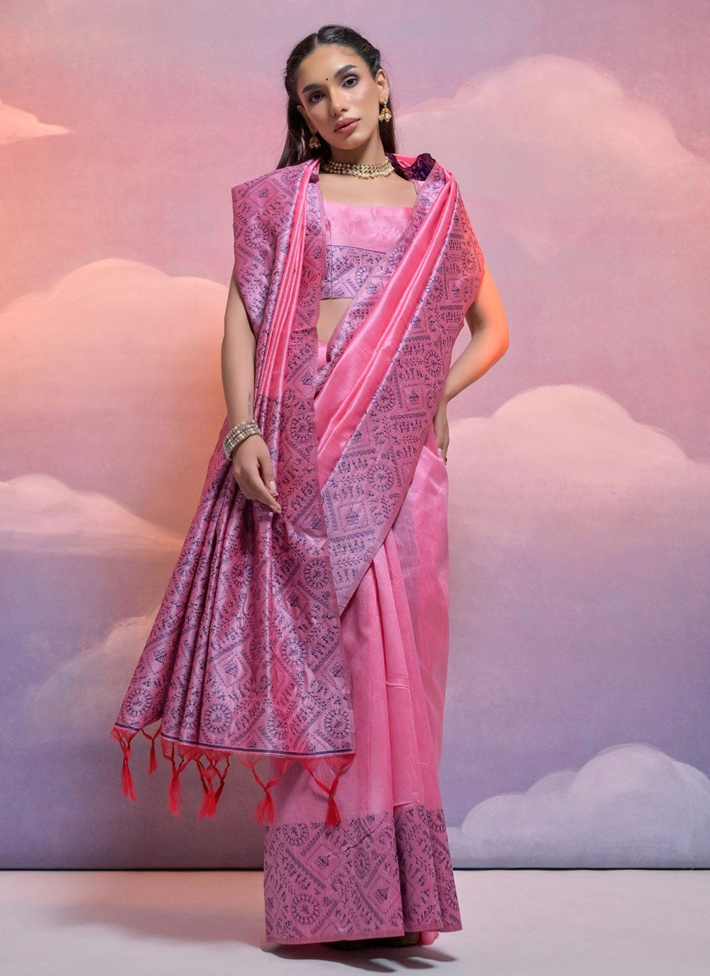 Classic Woven Handloom Silk Saree - S5715