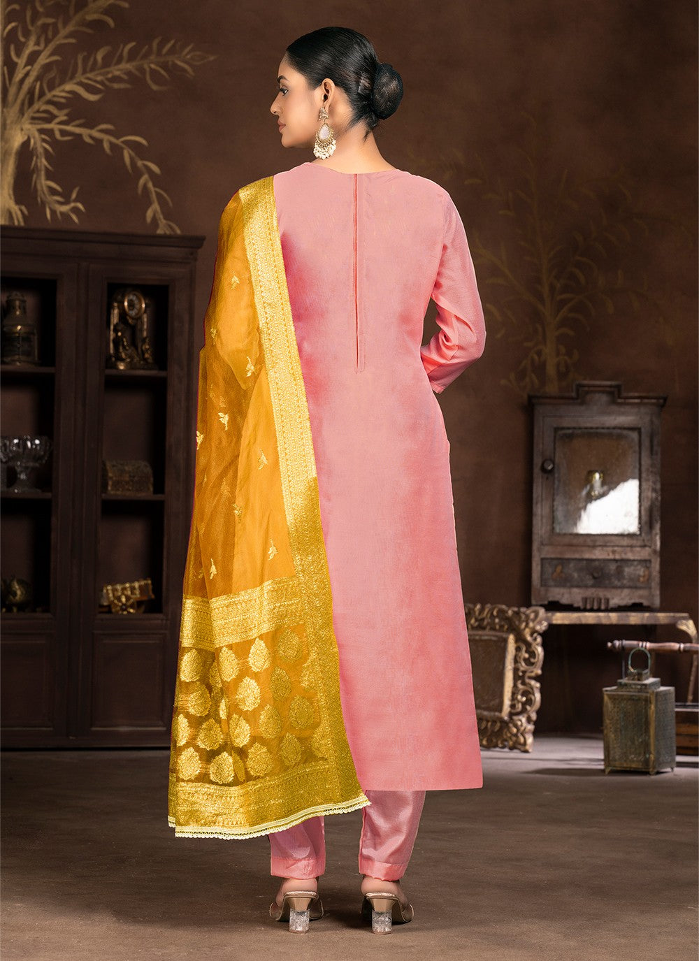 Art Silk Salwar Suit - T1990