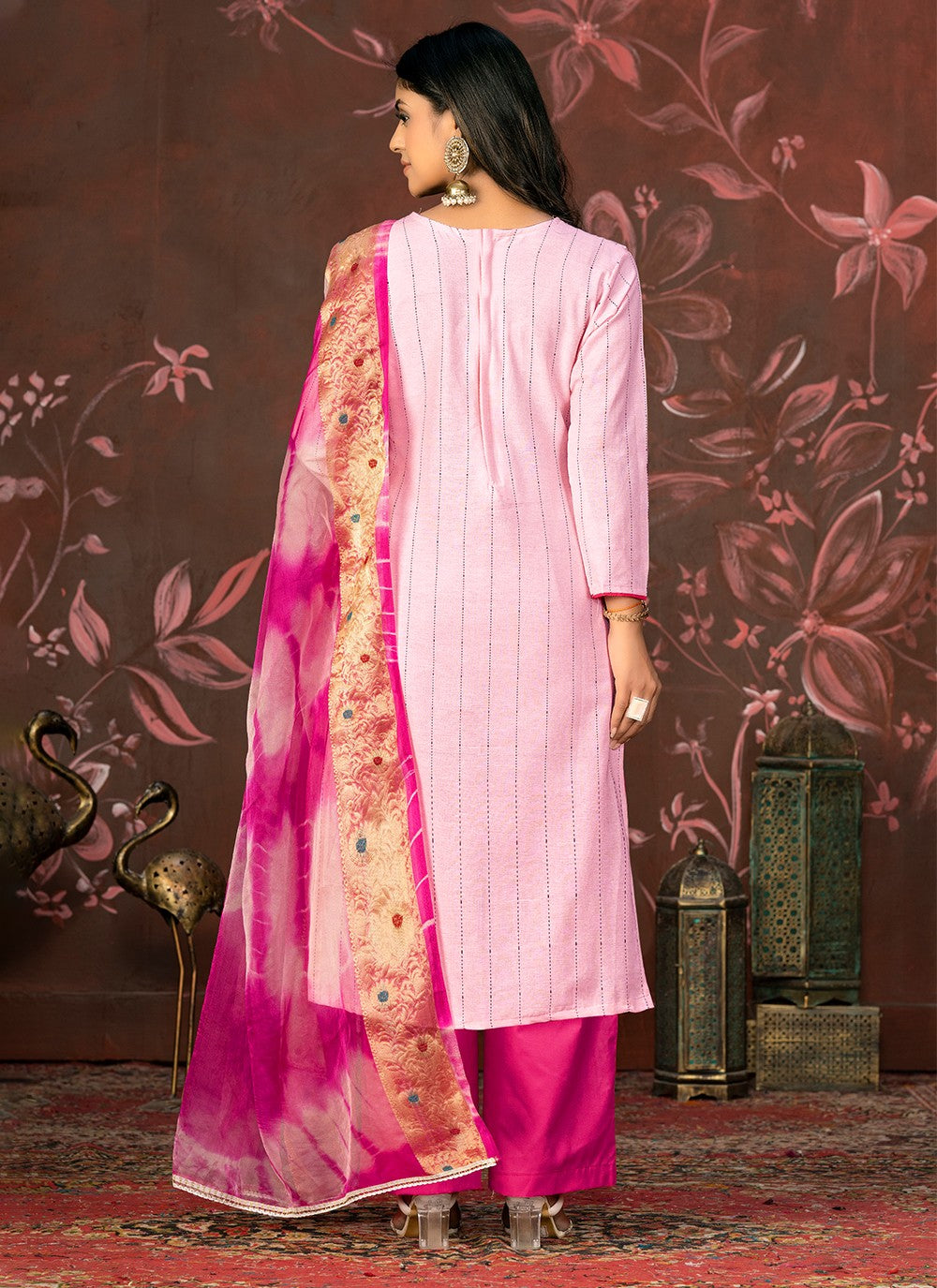 Art Silk Salwar Suit - T1990