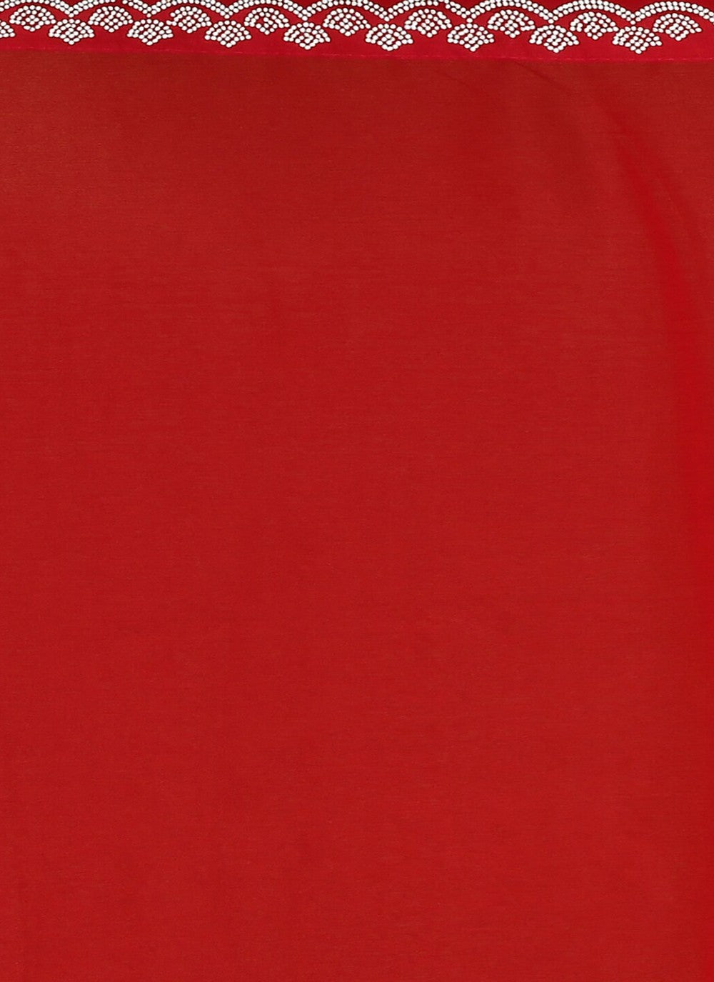 Hand Embroidery Georgette Red Saree S14290