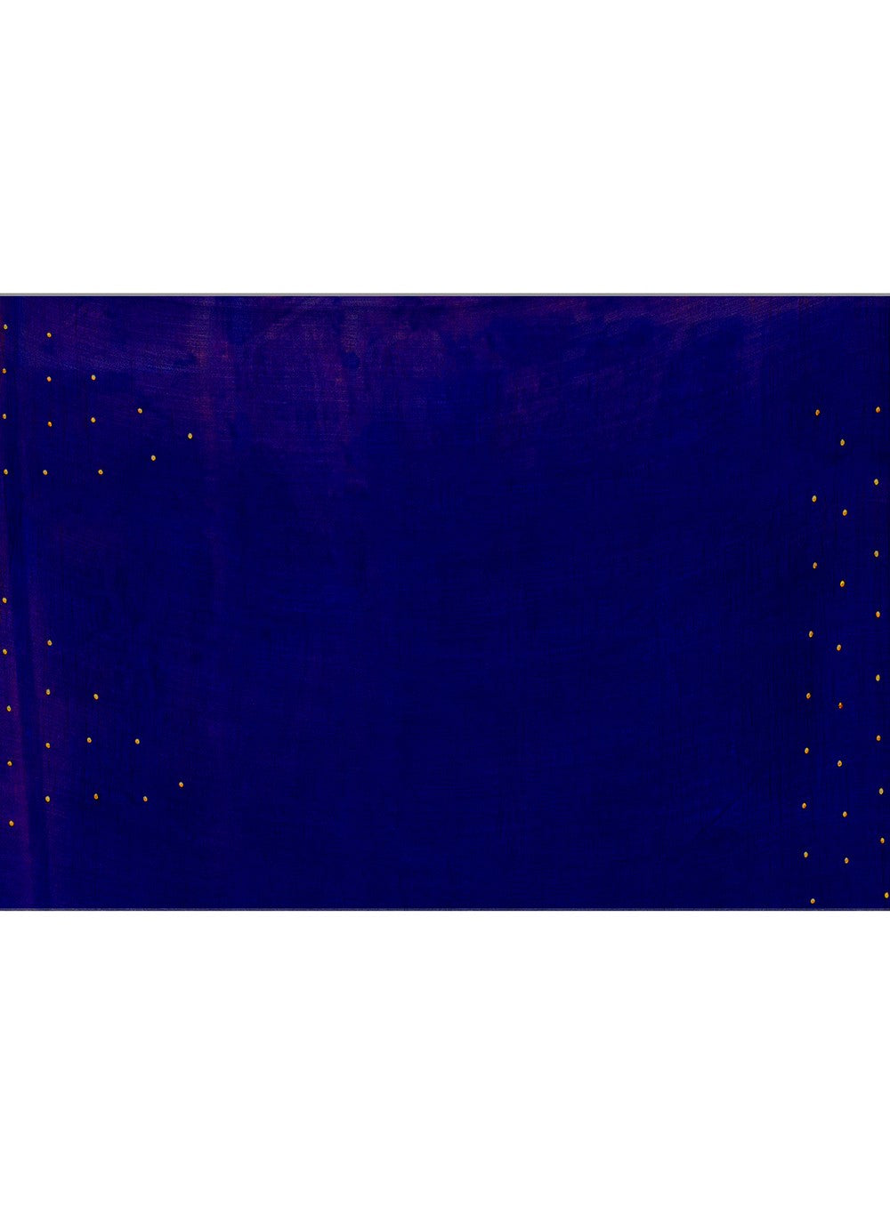 Hand Embroidery Kanjivaram Silk Blue Saree S14324
