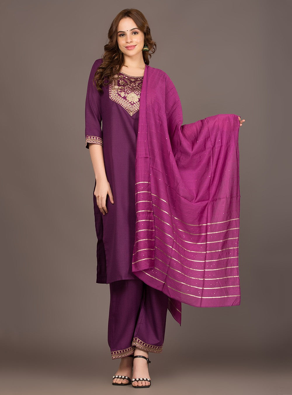 Cotton Salwar Suit - T1306