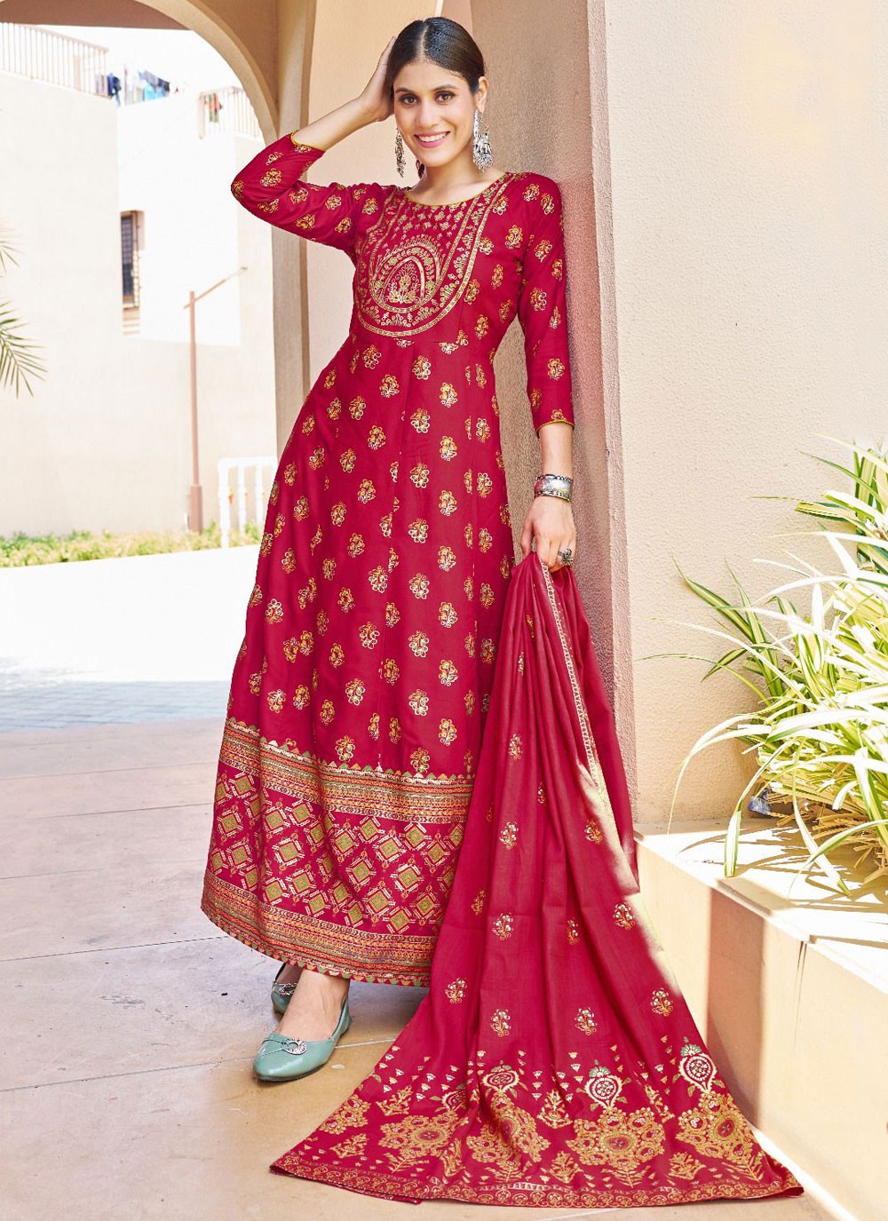 Rayon Gown - G1487