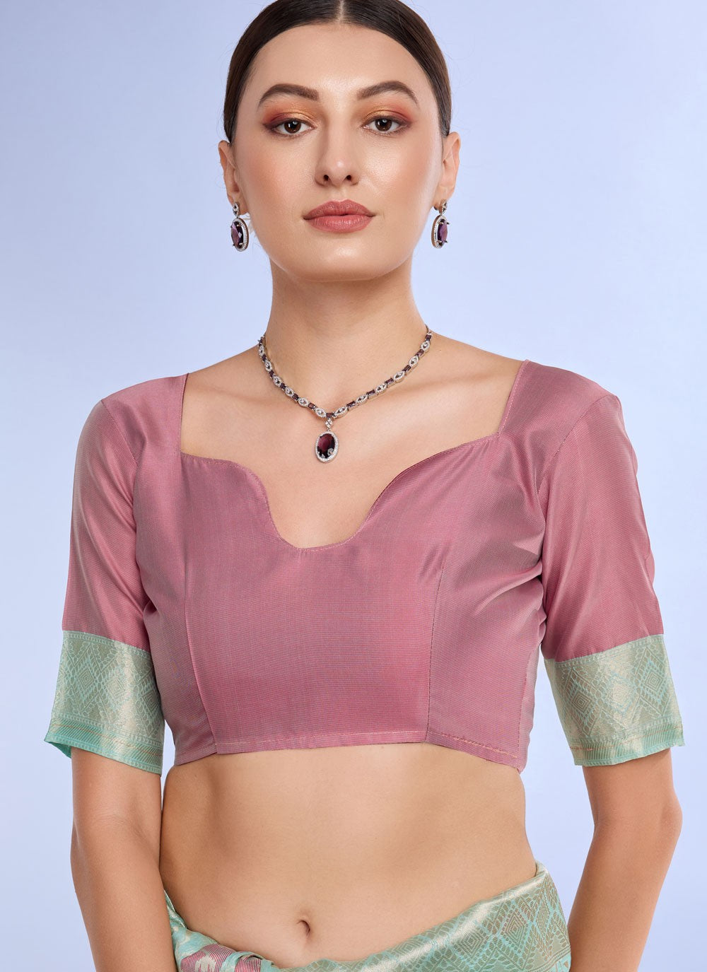 Classic Jacquard Work Cotton , Jacquard Saree - S7424