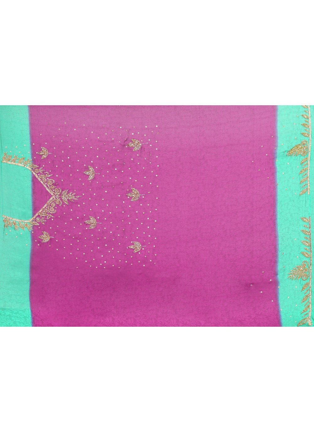 Classic Embroidered Georgette Saree - S3574