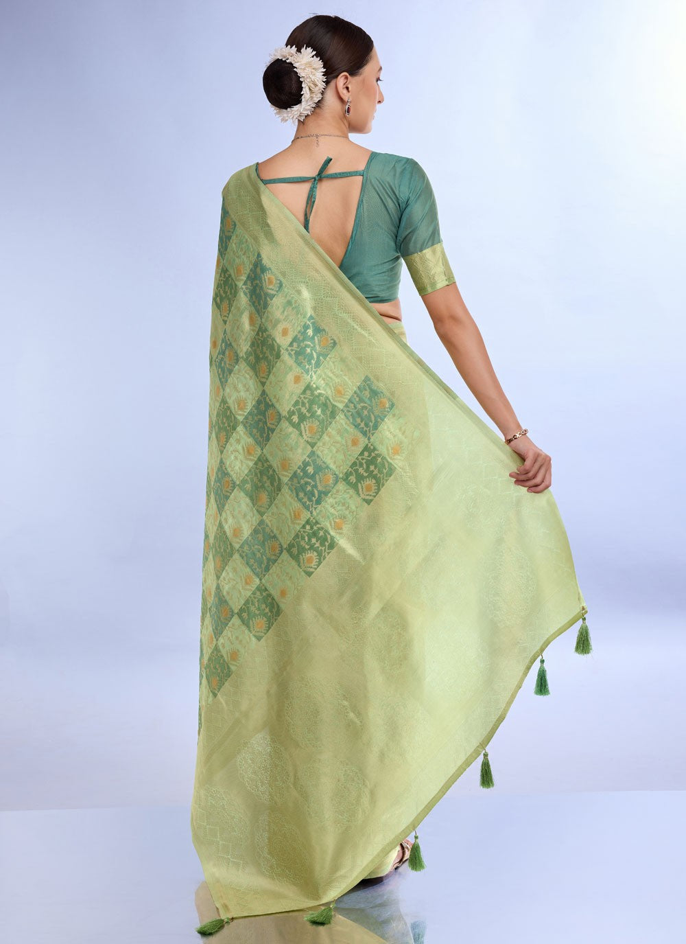 Classic Jacquard Work Cotton , Jacquard Saree - S7424