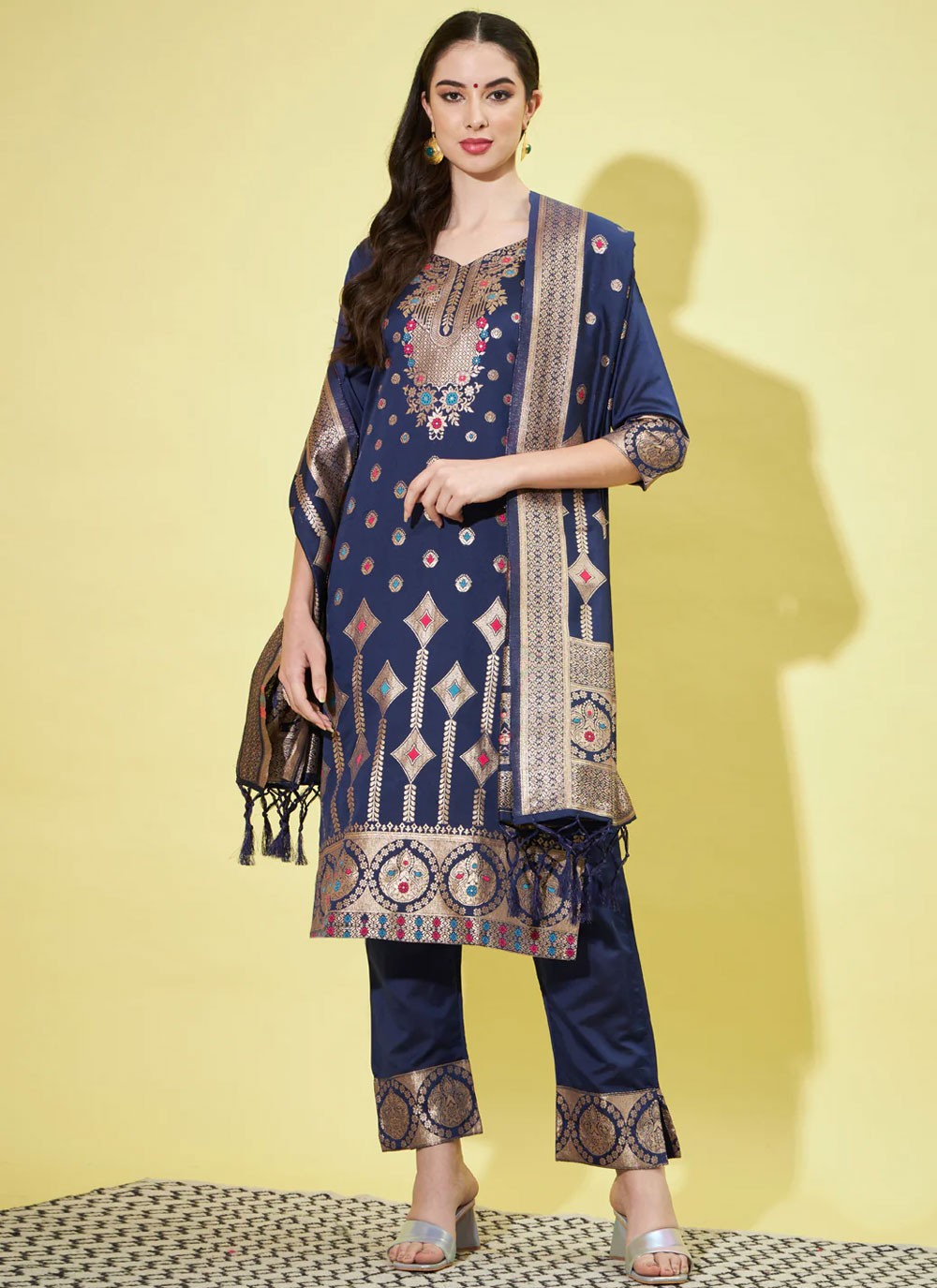 Cotton Silk Salwar Suit - T1522