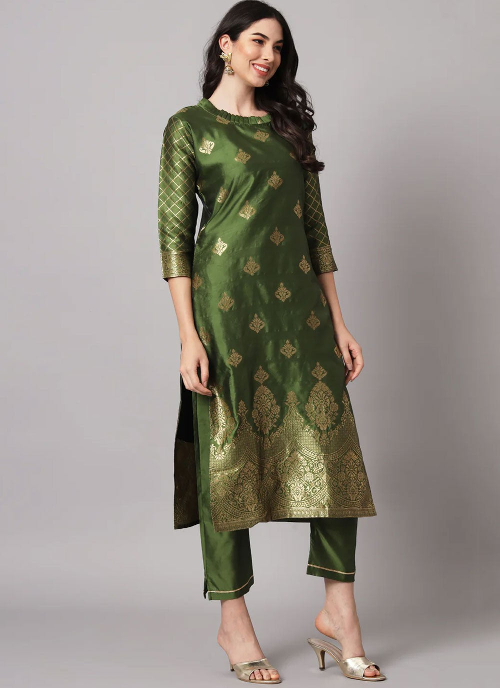 Cotton Silk Salwar Suit - T1618