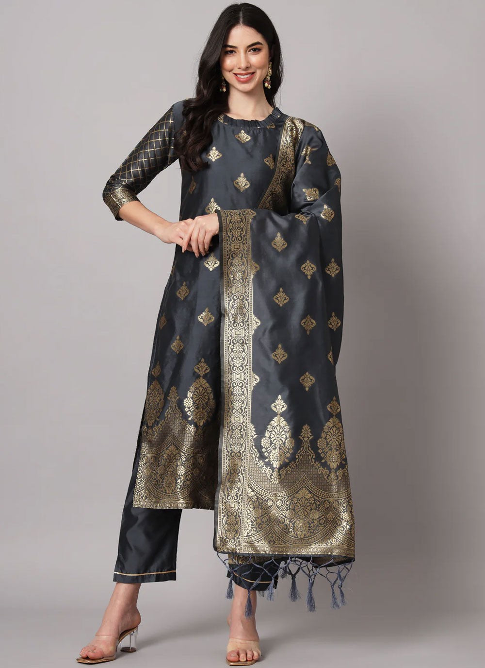 Cotton Silk Salwar Suit - T1618