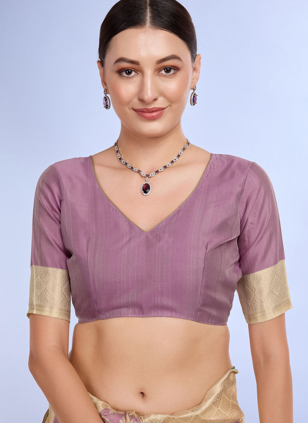 Classic Jacquard Work Cotton , Jacquard Saree - S7424