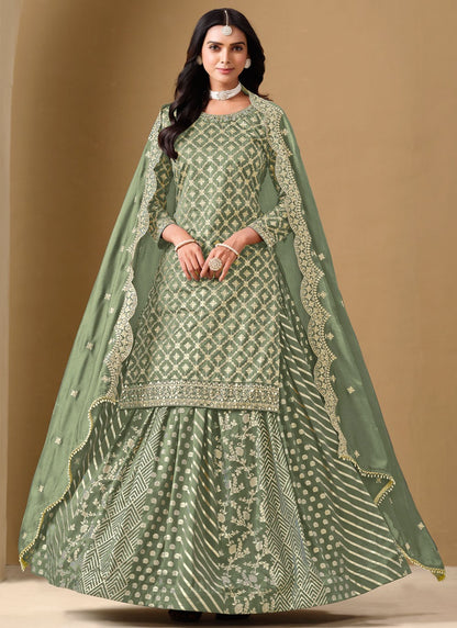 Pure Dola Festival, Mehandi & Sangeet Readymade Lehenga Choli L3605