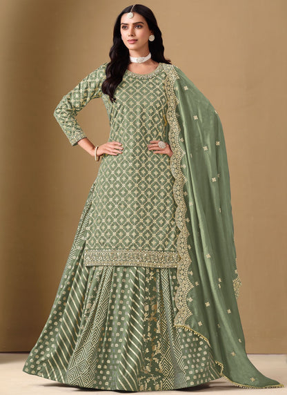 Pure Dola Festival, Mehandi & Sangeet Readymade Lehenga Choli L3605
