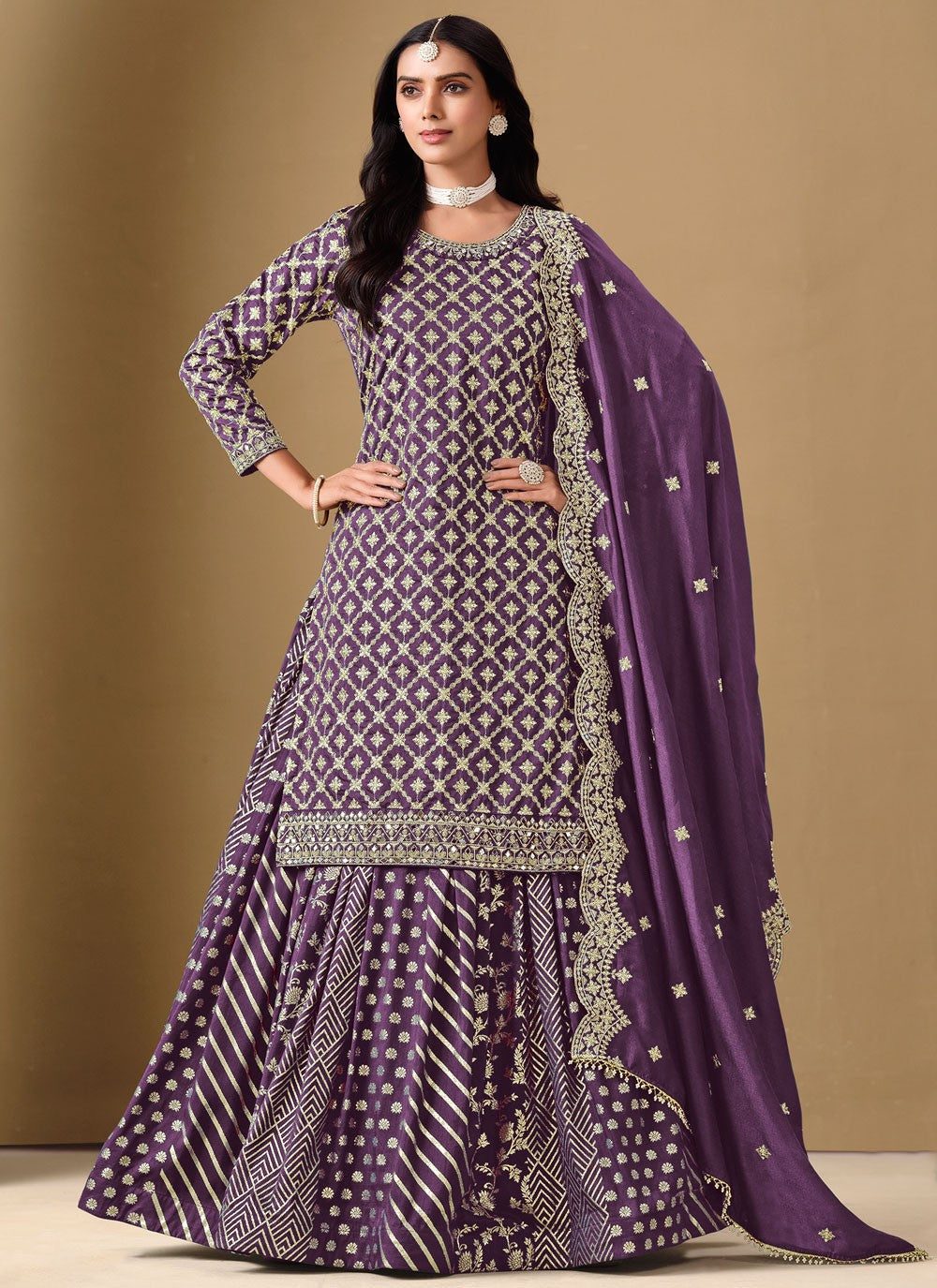Pure Dola Festival, Mehandi & Sangeet Readymade Lehenga Choli L3603