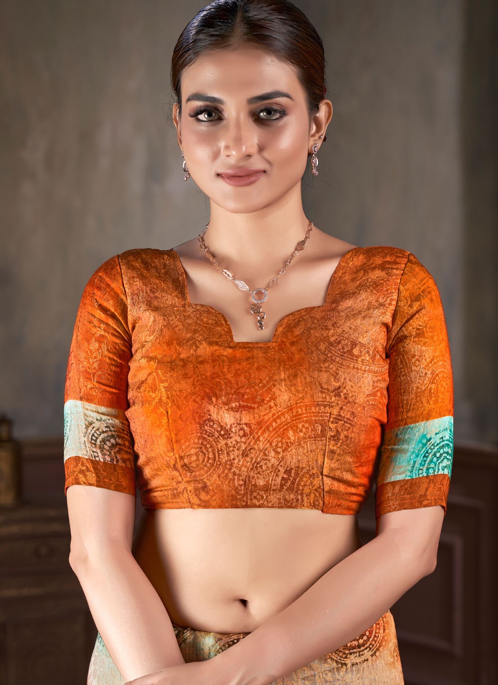 Classic Jacquard Work Silk Saree - S7402