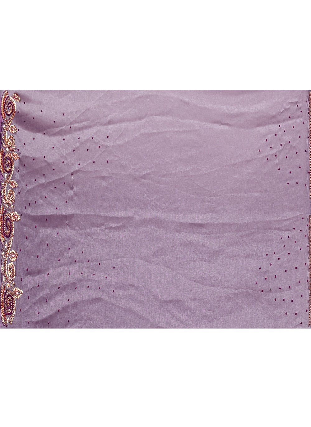 Contemporary Hand Embroidery Purple Jimmy Chu Saree S13103