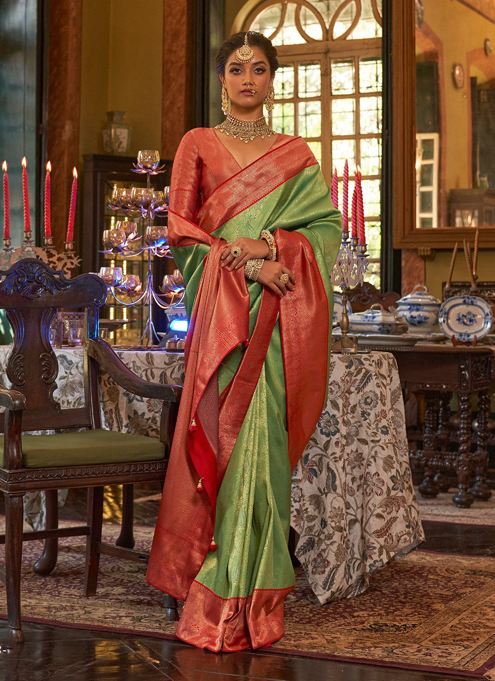 Designer Weaving Zari Kanjivaram Silk Saree - S3139