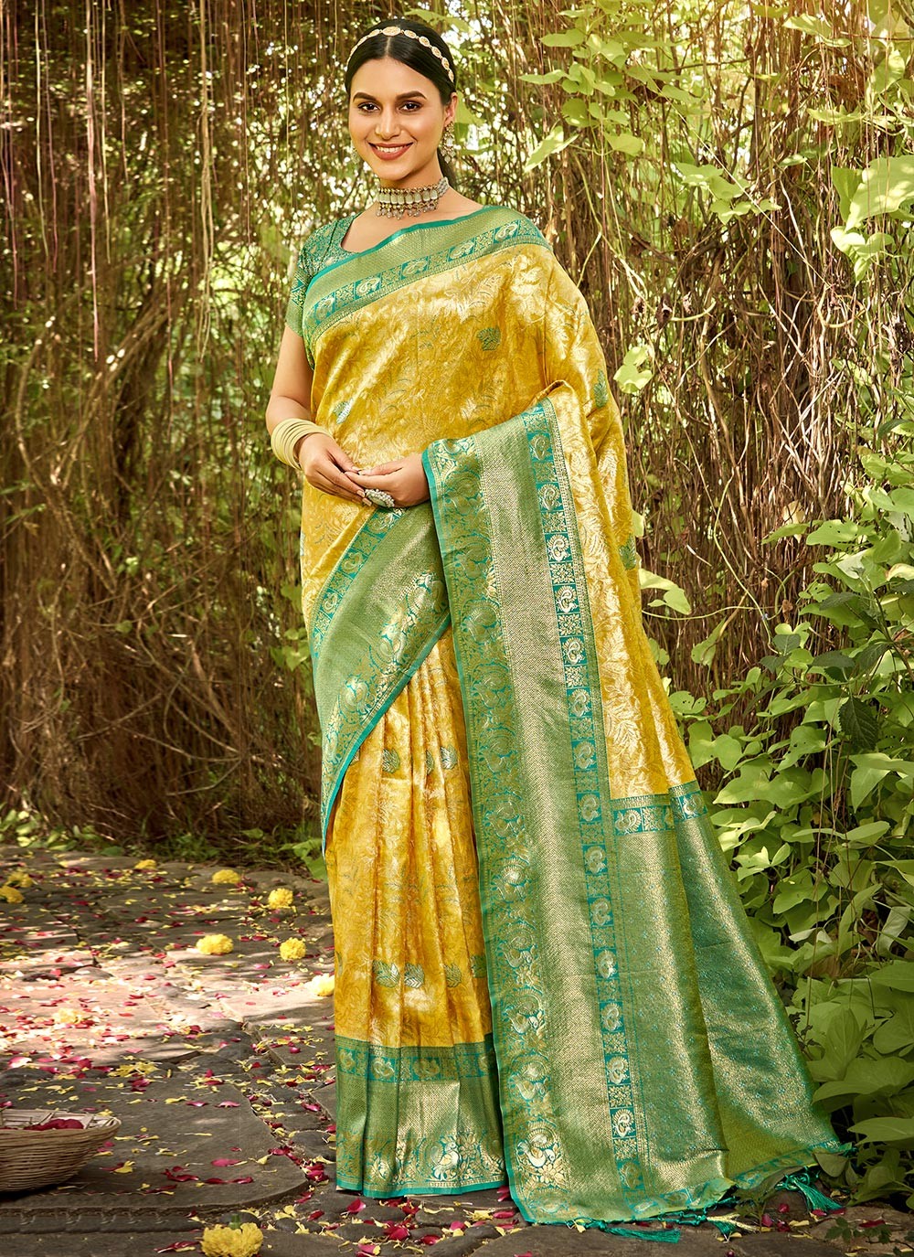 Traditional Weaving Zari Kanjivaram Silk Saree - S4469